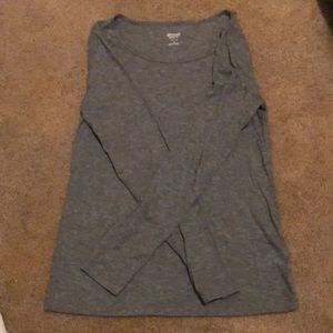 Grey long sleeve t shirt